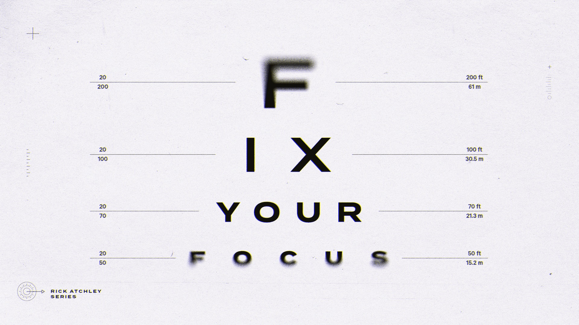 Fix Your Focus The Hills Church